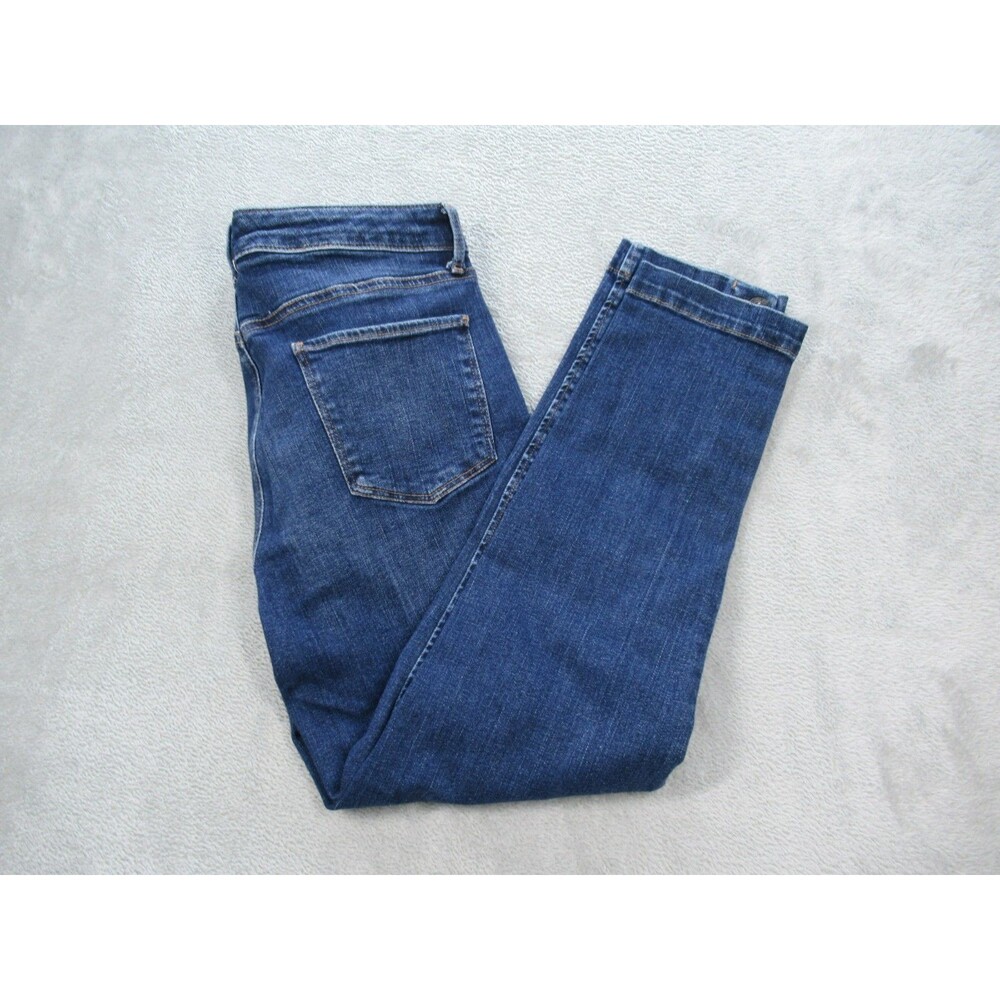 Talbots Jeans Women's Sz. 10 Cropped Flawless Five-Pocket Medium Wash Blue